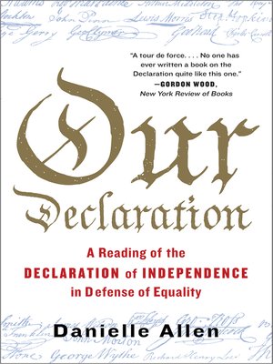 cover image of Our Declaration